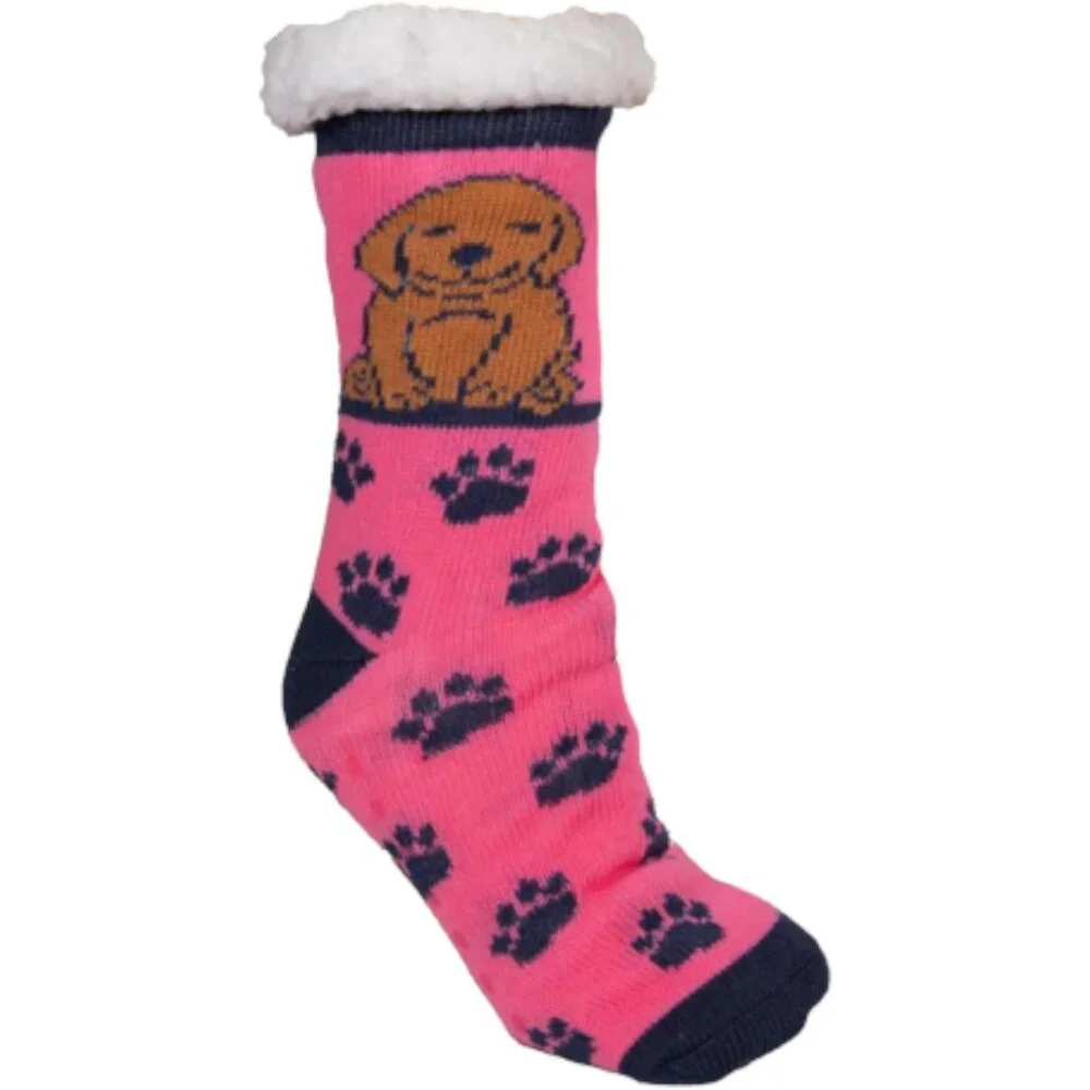 Simply Southern Camper Socks - Love*Dog - Pink/Blue - OS